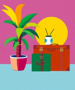 Travel Trunks Paint Numbers