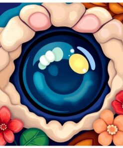 Cubist Tropical Cowrie Lens Paint By Numbers