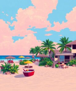 Tropical Sands Paint Numbers