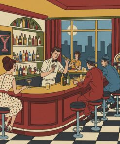 Cult Classic Vintage Bar Paint By Numbers