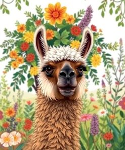 Botanical Canopy Paint Numbers