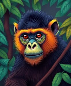 Jungle Primate Paint Numbers