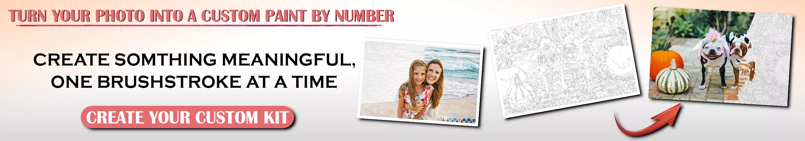 custom paint by numbers kit