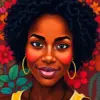 Cute Black Woman Paint By Numbers