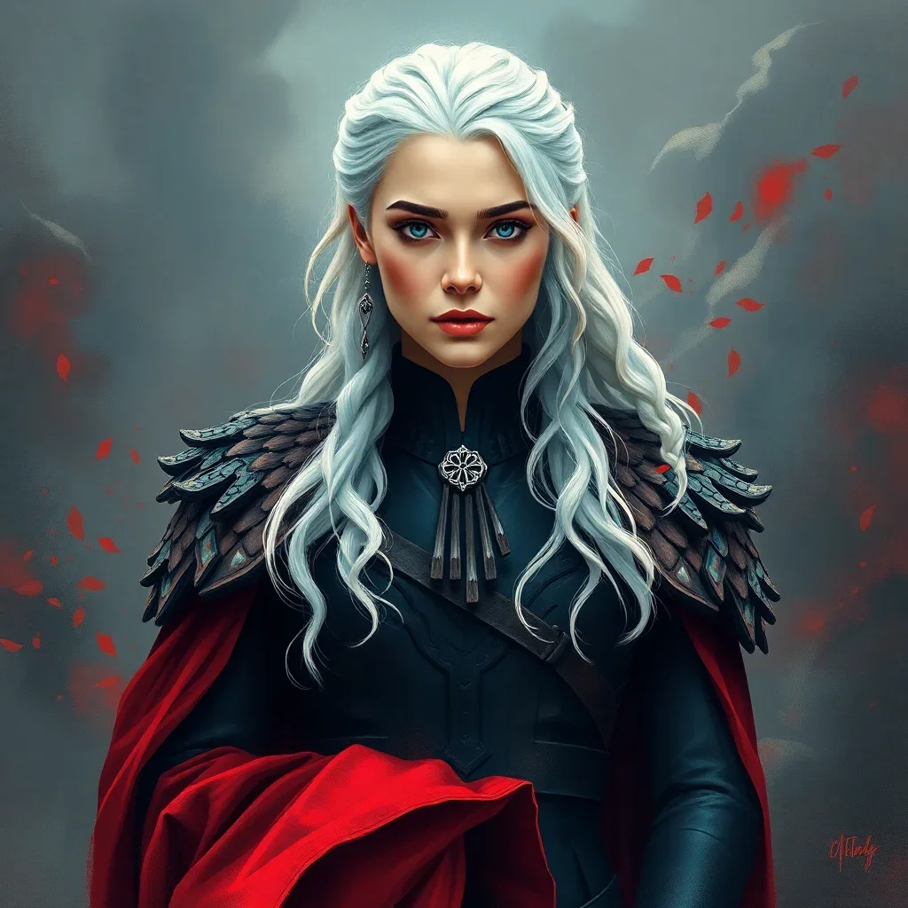 completed artwork display Daenerys Targaryen art paint by numbers