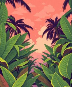 Banana Leaves Paint Numbers