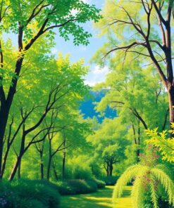 Afternoon Fronds Paint Numbers