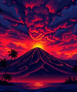 Molten Sky Paint Numbers