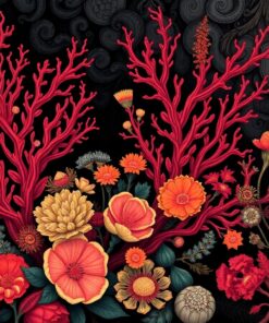 Dark Renaissance Coral Harvest Paint By Numbers