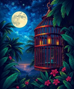 Night Cage Paint Numbers