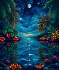 Ocean Mirror Paint Numbers