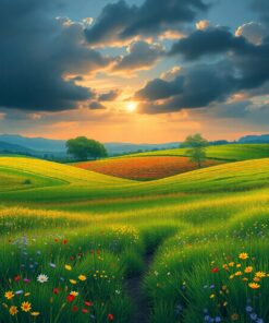 Island Meadow Paint Numbers