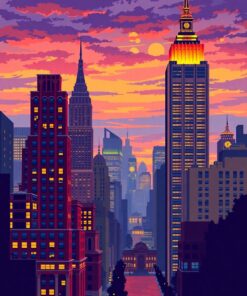 Deco City Paint Numbers