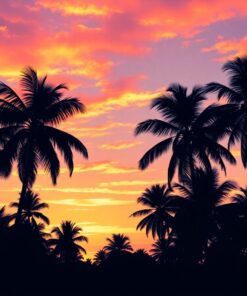 Swaying Palms Paint Numbers