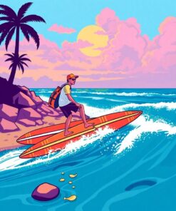 Surf Trip Paint Numbers