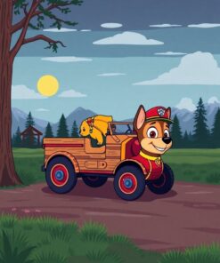 Vintage Woody Paint Numbers