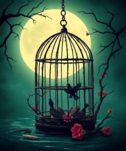 Island Birdcage Paint Numbers