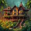 Jungle Mansion Paint Numbers