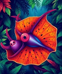 Jungle Rays Paint Numbers