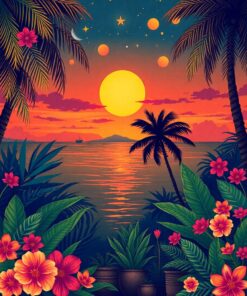 Tropical Melody Paint Numbers