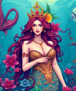 Tropical Royalty Paint Numbers