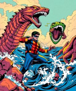 Sea Monster Paint Numbers