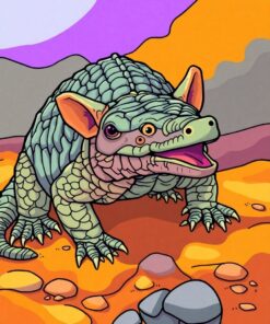 Lizard Print Paint Numbers