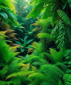 Fern Jungle Paint Numbers