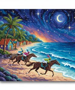Derby Under Caribbean Stars Paint By Numbers