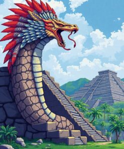 Feathered Serpent Paint Numbers