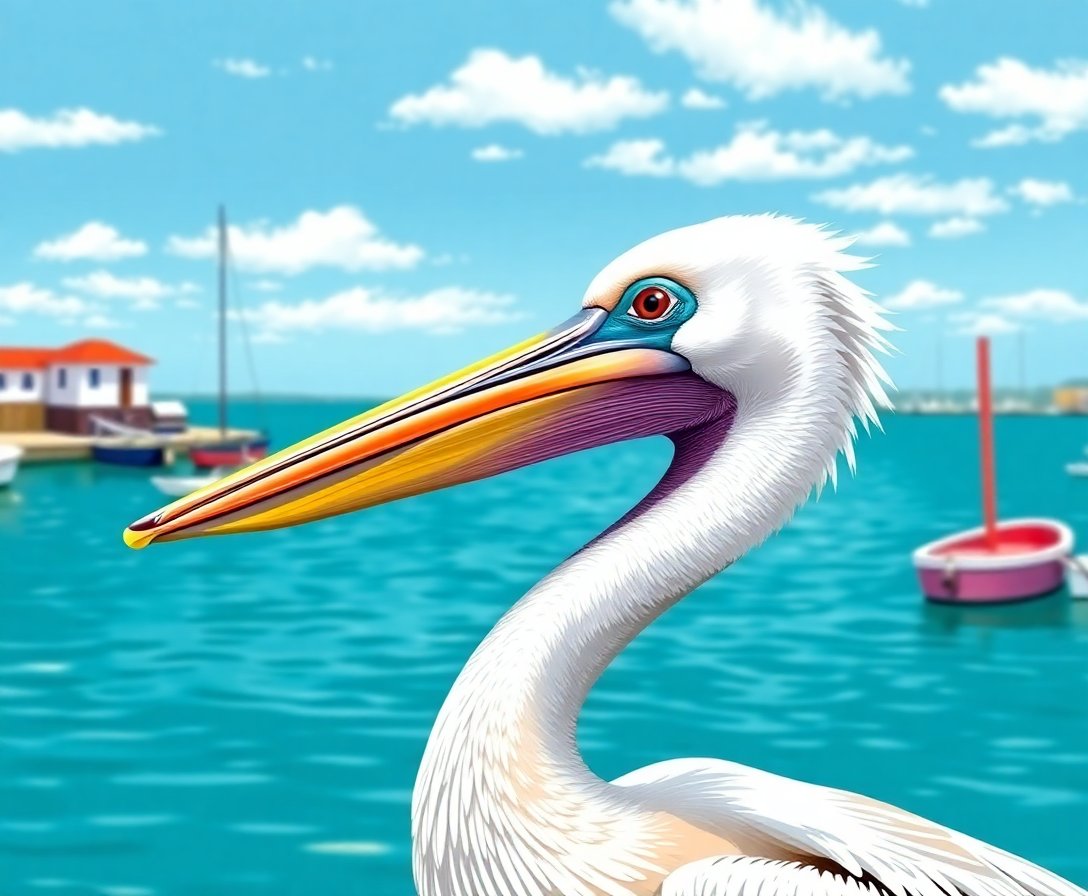 Pelican Portrait Paint Numbers Pelican Portrait Paint Numbers
