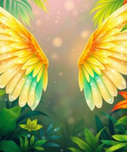 Jungle Wings Paint Numbers