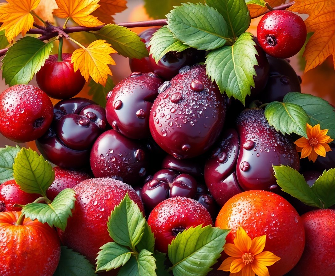 Chocolate Fruit Paint Numbers Chocolate Fruit Paint Numbers