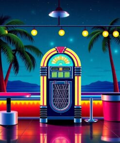 Island Glow Paint Numbers