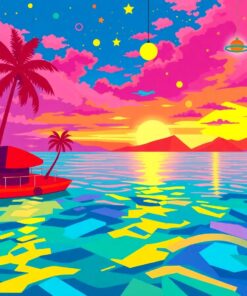 Tropic Waters Paint Numbers