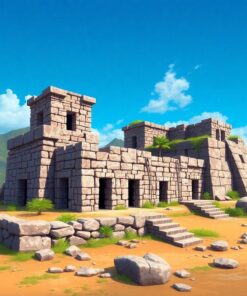 Discover Realistic Marquesan Ruins Paint By Numbers