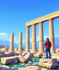 Lagoon Columns Paint Numbers