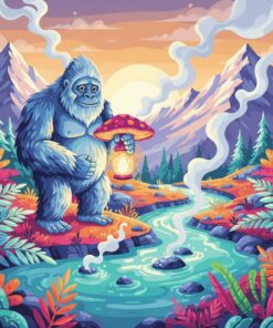 Discovering Steamy Yeti Oasis Paint By Numbers