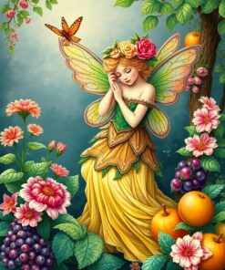 Fruit Fairy Paint Numbers