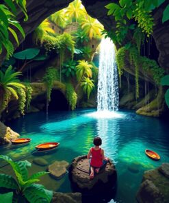 Hidden Cenote Paint Numbers