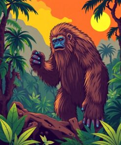 Jungle Yeti Paint Numbers