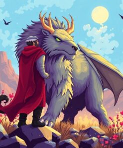 Discovering The Mythical Beast Paint By Numbers