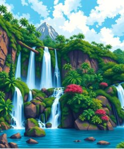 Yeti Falls Paint Numbers