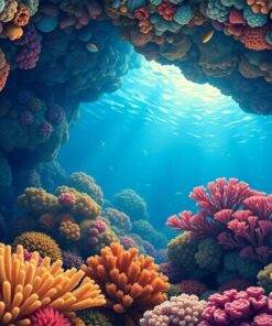 Coral Caverns Paint Numbers