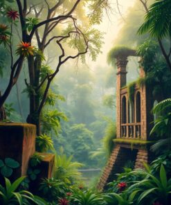 Rainforest Ruins Paint Numbers