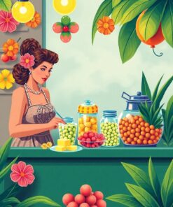 Tropical Sweets Paint Numbers