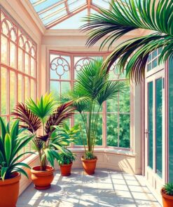 Palm Corner Paint Numbers