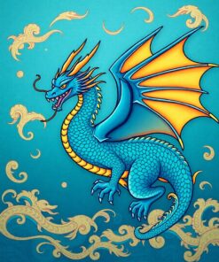 Blue Dragon Paint Numbers