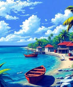 Tropical Coast Paint Numbers