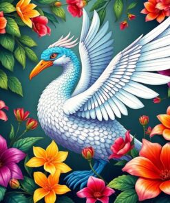 Exotic Blooms Paint Numbers